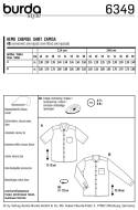 ideas-sewing-pattern-burda-6349-herrenhemd,-kurzarmhemd,-sommerhemd,-stehkragen,-gr-46-60
