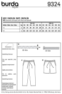 ideas-sewing-pattern-burda-9324-sportliche-hose-fuer-teens,-gr-134-164