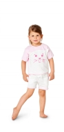 Schnittmuster Burda 9326 Kinderpyjama mit Applikation, Gr.86-122