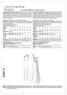 Schnittmuster Vogue 1616 Abendkleid Gr. 32-48