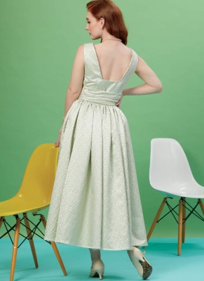 Schnittmuster McCalls 7897 Vintage-Abendkleid Retro aus 1955 Gr. 32-48