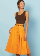sewing-pattern-mccalls-7906-geknoepfter-faltenskirt-misses-skirt-size-32-48