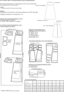 Schnittmuster Damenrock pattern company 01-601 Damenrock leicht ausgestellt mit Passe Gr. 34-48