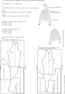Schnittmuster Damenjacke pattern company 04-047 Raglanjacke mit Kelchkragen Gr. 34-48