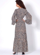 Schnittmuster McCalls 7970 romantisches Damenkleid mit Rüschen, Stufenkleid Gr. 32-48