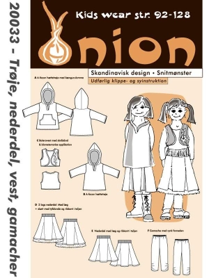 onion sewing pattern nähen 20033 Mädchenkombi