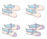 Schnittmuster aus Papier KwikSew Slipper mit Riemen, Hausschuhe 0253 Gr. XS-XL 22-27cm