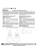 Schnittmuster Butterick 6682 Neckholderkleid, Retrokleider 1952, 50er Jahre Gr. 32-48