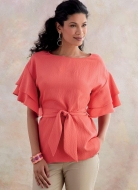 naehen-schnittmuster-butterick-6685-legere-blusenshirts-mit-aermelvarianten-gr-xs-xxl-32-50
