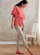 Schnittmuster Butterick 6685 legere Blusenshirts mit Ärmelvarianten Gr. XS-XXL 32-50
