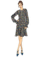 naehen-schnittmuster-butterick-6705-schmeichelnde-damenkleider-kniekurz-gr-32-48