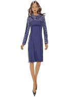 Schnittmuster Butterick 6707 Damenkleider mit Schulterabtrennung, Plussize Gr. 34-50
