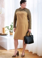 Schnittmuster Butterick 6707 Damenkleider mit Schulterabtrennung, Plussize Gr. 34-50