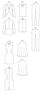 Schnittmuster Butterick 6718 Damenkombi mit runder Blazerjacke Gr. 32-48
