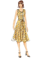 Schnittmuster Butterick 6674 durchgeknöpfte Sommerkleider, Damenkleider Gr. E5 14-22 (de 40-48)