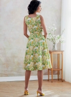 Schnittmuster Butterick 6674 durchgeknöpfte Sommerkleider, Damenkleider Gr. E5 14-22 (de 40-48)