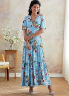 butterick sewing pattern nähen 6678 Sommerkleider, Maxikleider, Stufenkleider Gr. A5 6-14 (de 32-40)