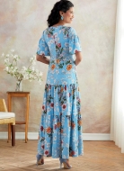 Schnittmuster Butterick 6678 Sommerkleider, Maxikleider, Stufenkleider Gr. E5 14-22 (de 40-48)