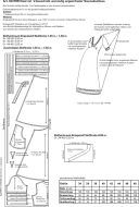 Schnittmuster Sommerkleid pattern company 02598 Sommerkleid mit V-Ausschnitt Gr. 34-48