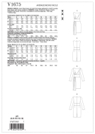 sewing pattern Vogue 1675 Designerkleid Gr. 32-48