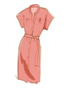 Schnittmuster McCalls 8030 Blusenkleid mit rundem Saum Gr. XS-XL 32-48