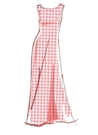 Schnittmuster McCalls 8053 einfaches Sommerkleid ohne Ärmel Anne Gr. 34-52