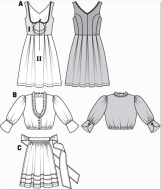 Sewing Pattern Burda 7443 dirndl sizes 36-50 (10-24)
