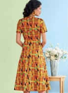 Schnittmuster Butterick 6727 Damenkleider, Wickeloptik Gr. 32-48