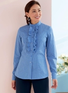 naehideen-schnittmuster-butterick-6747-damenblusen,-businessbluse-mit-ruesche