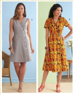 butterick-schnittmuster-naehen-6727-damenkleider,-wickeloptik-gr-a5-6-14-(de-32-40)