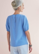 Schnittmuster Butterick 6730 Blusenshirts mit Falten Gr. E5 14-22 (de 40-48)