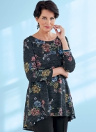 butterick sewing pattern nähen 6752 Damentunika mit Kragen Gr. Y XS-M (de 32-40)