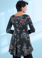 Schnittmuster Butterick 6752 Damentunika mit Kragen Gr. Y XS-M (de 32-40)