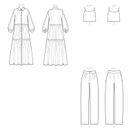 simplicity sewing pattern nähen 9114 Designerkombi Mimi G. Sommermantel