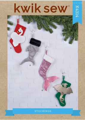 kwiksew-schnittmuster-naehen-4314-weihnachtsstrumpf,-mal-anders,-haiflosse