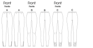 Sewing Pattern McCalls 6173 pants