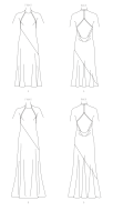 sewing pattern Vogue 1697 Abendkleid Gr. B5 8-16 (DE 34-42)