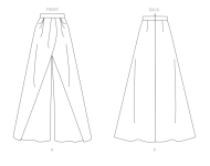 sewing pattern Vogue 1702 Damenhose, Rockhose Gr. R5 40-48