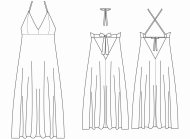 ebook sewing pattern PDF Mika Oh Sun Dress, Sommerkleid
