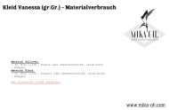 Schnittmuster aus Papier Mika Oh Vanessa Kleid, Fledermauspullover  Gr. A-L 32-54