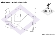 Schnittmuster aus Papier Mika Oh Vera Damenkleid mit Cotout Gr. A-N 32-58