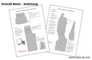 Schnittmuster aus Papier Mika Oh Rosie Overall Gr. A-G (32-44)