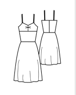 ebook sewing pattern PDF Mika Oh Mae Jersey Kleid Gr. A-G (32-44)