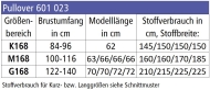 Schnittmuster epattern zwischenmass 601023 warmer Kapuzenpulli, Hoodie Damen Gr. 36-58