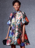 Schnittmuster Vogue 1723 Damenkleid in A-Linie, Rollkragenkleid Gr. 34-50