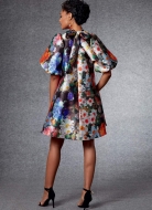 Schnittmuster Vogue 1723 Damenkleid in A-Linie, Rollkragenkleid Gr. 34-50