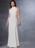 Schnittmuster Vogue 1748 bodenlanges Abendkleid, schulterfrei Gr. 30-46