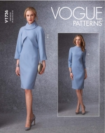 vogue-sewing-pattern-sew-1736-elegantes-kleid-mit-schalkragenbolero-gr-e5-14-22-(de-40-48)