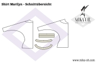 epattern Schnittmuster PDF Mika Oh Marilyn Rertoshirt Gr. A-G (32-44)