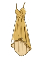 Schnittmuster McCalls 8105 hübsches Trägerkleid mit Wickeloptik Gr. 32-50